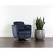 Gilley Bergen Navy Swivel Lounge Chair, Swivel